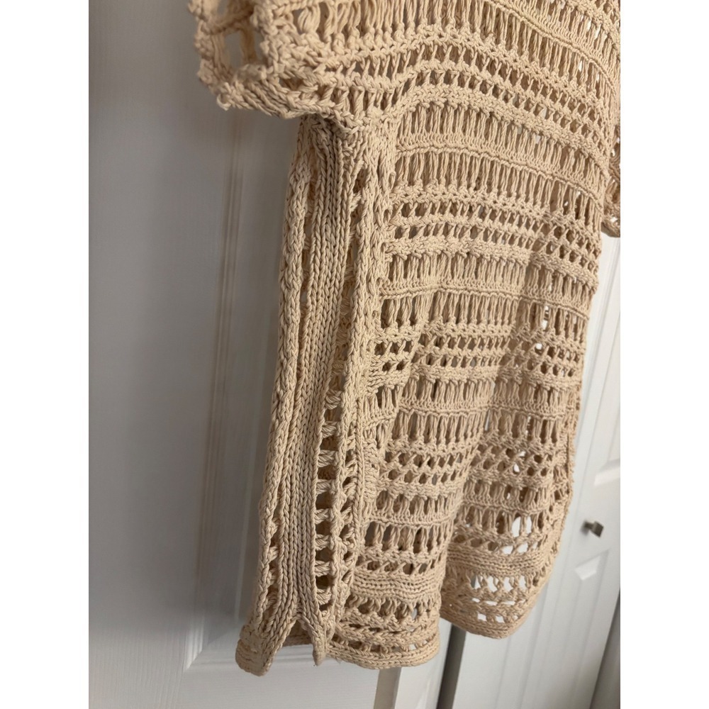 Chico's Crochet Linen Cotton Tunic Top – Size 1 (Equivalent to Medium/8-10) - Picture 4 of 4